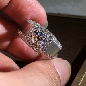 ZALES Men's Diamond Pave Ring 10